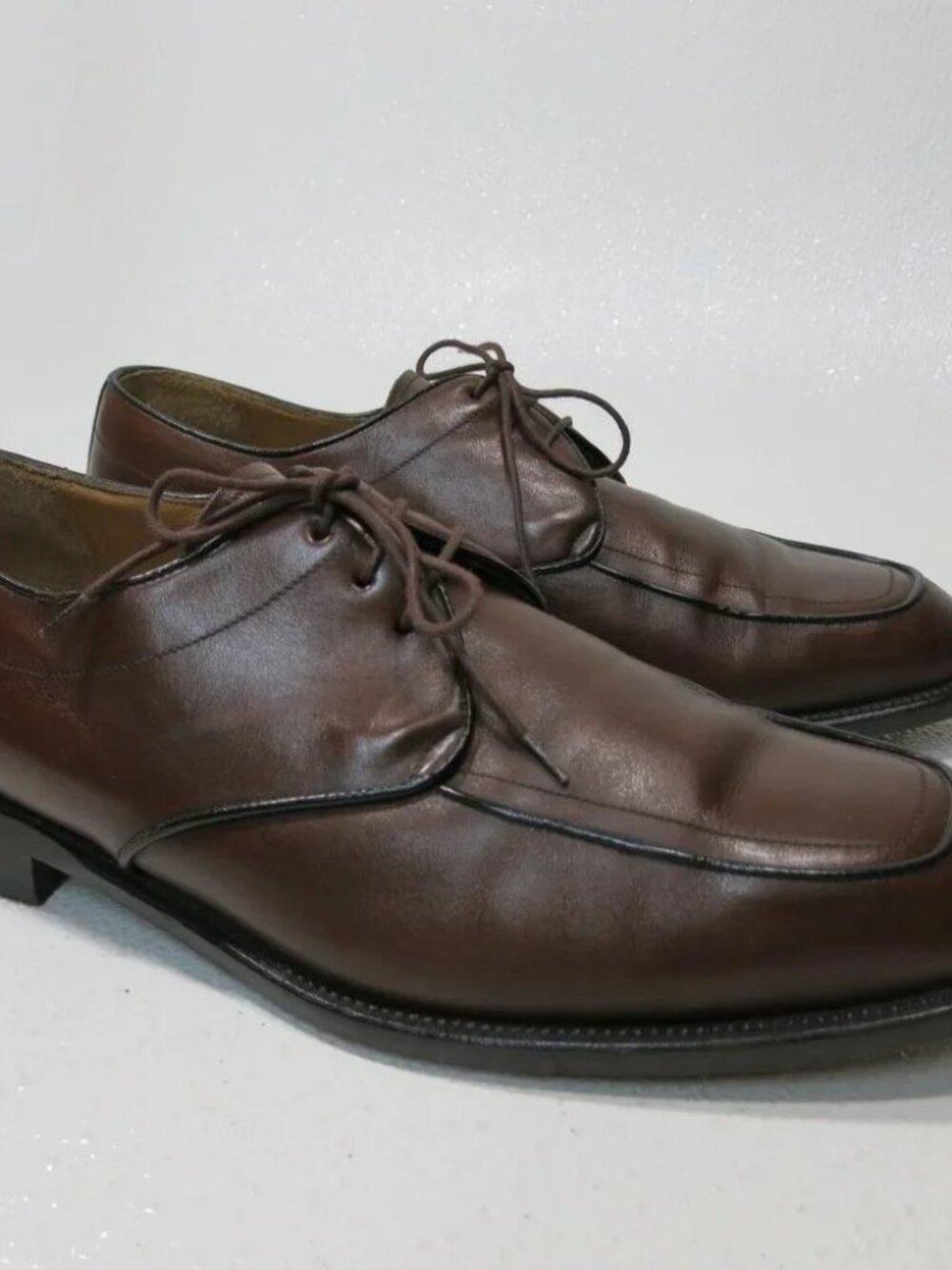 Mezlan Palmetto Split Top Leather Dress Oxfords Shoes Footwear Men's Sz 10 W - Picture 7 of 7